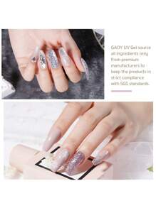 Gaoy 6 Pcs Gel Nail Polish Set - 3 - Apricot - View 4