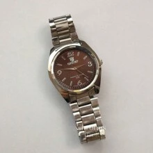 Orient Antique Silver Watch With Green Background And Stainless Steel Bracelet - màu đen - Xem 4