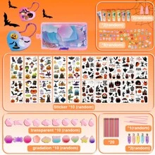 62/247 件女孩创意 DIY 贴纸套装 - Gaga 卡片工艺玩具，激发女孩创造力 - 完整的 DIY 剪贴簿材料，配有 Goo 卡片和贴纸 - 有趣的玩具和儿童美术用品（颜色和款式随机） - 彩色 - 查看 14