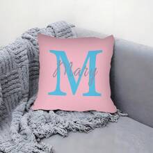 1 pieza Almohada personalizada, almohada personalizada con tu nombre, regalo de cumpleaños, regalo para compañero de clase, familia y amigo, para dormitorio, oficina, cama, sofá, sofá, sillón.