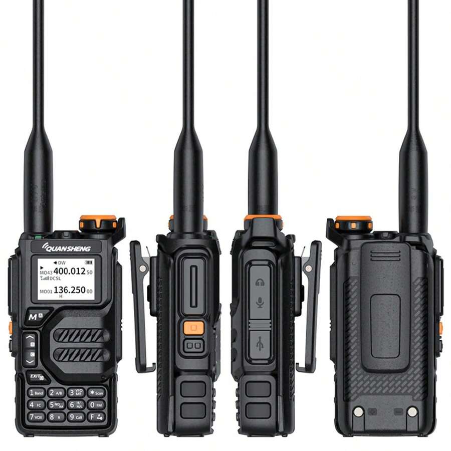 QUANSHENG QuanSheng UVK5 VHF UHF Long Range FM Radio 200 Channels Full