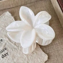 1/2pcs Tie Dye Hydrangea Claw Clip Fashion Hair Accessory For Women Accessories