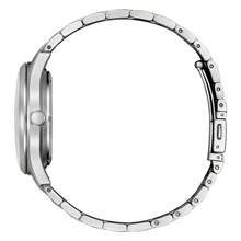 CITIZEN 50m Waterproof Mechanical Movement Stainless Steel Strap Japanese And Korean Watch 40mm Men's Watch Black Dial