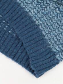 Knit Mix Damen Lässig Strickpullover, Rundhals Langarm Pullover, Herbst- & Wintermode, zufälliges Muster, locker geschnitten, Frühlings-Valentinstag Geschenk, Rückkehr zur Schule Herbstbekleidung für Frauen