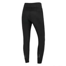 Under Armour 1pc Women's Knit Track Pants, Breathable Drawstring Waist Joggers For Running, Style 1366270-001 - Black - View 2