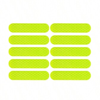 5 st/10 st GM Alert reflekterande klistermärken reflekterar alla ljuskällor motorcykelhjälmklistermärken biltillbehör