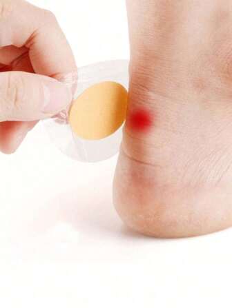 QKC 20/40pcs Gel Bandages, Invisible Foot Care Patches, Waterproof Blister Plasters For Foot And Heel Protection From Friction, Suitable For Outdoor, Sports, Travel, Home, Office, School