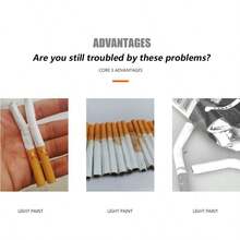 1PC 男士轻奢高档时尚真皮印花烟盒精品便捷多功能金属皮质烟盒 - 彩色 - 查看 4