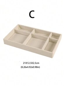 9pcs/Set Stackable Jewelry Tray, Jewelry Dish, Desktop Storage Box, Elegant Portable Stacking Jewelry Rack, Suitable For Earrings, Necklaces, Rings, Bracelets, Pendants, Lipsticks, Pearls, Brooches, Bedroom Accessory Back To School