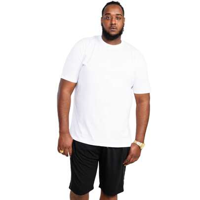 Duke D555 Mens Rayan Jersey Side Stripe Kingsize Shorts (Pack Of 2) (Black/Charcoal)