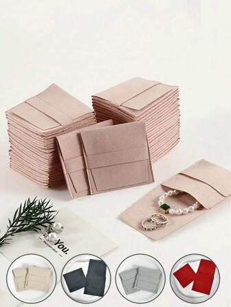 1/5/10件珠宝收纳袋，迷你简约收纳袋，时尚戒指耳环收纳袋，适用于存放各种小物品化妆品收纳袋化妆品收纳袋迷你袋旅行小化妆盒配件化妆架刷袋化妆品容器化妆包旅行必需品女士配件旅行用品化妆包化妆包化妆袋化妆包