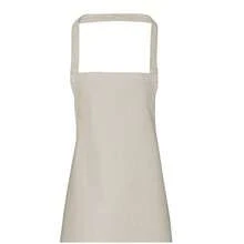 Premier Unisex Adult Cotton Bibbed Apron - 100% Organic Cotton - 240gsm - (PC6723) - Màu be - Xem 2