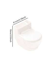 1pc Toilet-vormige asbak met deksel, modieuze overdekte asbak, toilet-asbak beste geschenken