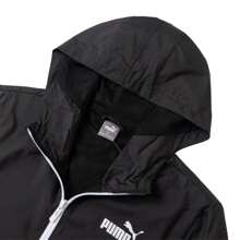 Puma 連帽外套ESS Solid Windbreaker女裝上衣休閒舒適健身訓練運動外套 672909-52 - 黑色 - 查看 2