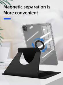 Ốp bảo vệ xoay DANYCASE, tương thích với iPad (A16) model 2025, iPad 10.9 inch thế hệ thứ 10, iPad Air 11/13 inch, iPad M2/M3 model 2024, iPad Pro 11/13 inch, iPad M4 model 2024, iPad Air 4, iPad 10.9 inch thế hệ thứ 5, iPad 9.7 inch thế hệ thứ 5/6, iPad 10.2 inch thế hệ thứ 7/8/9, iPad Pro 11/12.9 inch, xoay 360 độ, vỏ bảo vệ có thể tháo rời. - màu đen - Xem 7