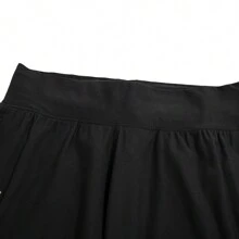 Under Armour 1pc Women's Knit Track Pants, Breathable Drawstring Waist Joggers For Running, Style 1366270-001 - Black - View 3