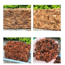 Tierra para orquídeas y suculentas, transpirable y absorbente de agua, agregar agua y remojar antes de usar, desinfectada y desalinizada previamente para jardinería y patios domésticos