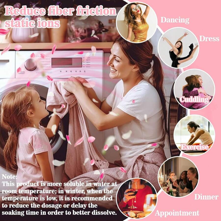 A Bottle Of Premium Scented Laundry Freshness Beads, Available In Five