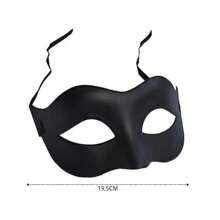 Máscara Veneziana de Luxo - Festa Fantasia Baile Halloween Carnaval - Preto - Visão 3