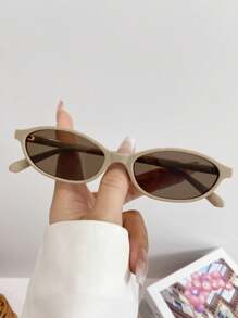 Occhiali da vista ovali vintage con montatura piccola, di moda per uomo e donna, di stile elegante e alla moda, adatti per l'uso quotidiano e anche per Ognissanti - Multicolore - Visualizzare 16