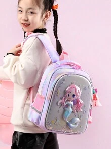 Cute Children's Backpack Cartoon Unicorn Shoulder Includes Pendant