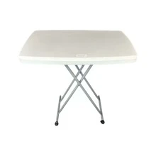 Mesa de exterior Otra Volta Plegable ajustable de plástico color blanco - Blanco - Ver 1