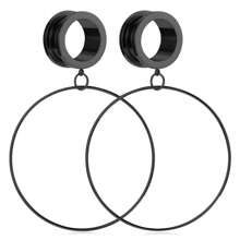 1-4 Cặp nút tai dạng ống bằng thép không gỉ, mặt dây chuyền hình mặt trăng, dụng cụ mở rộng, dụng cụ căng giãn, đồ trang sức xỏ khuyên tai hình mặt trăng 6mm-20mm - Nhiều màu - Xem 66