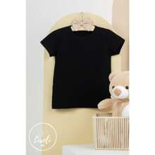 Kit 6 Blusas Manga Curta Cotton Infantil Menina Juvenil Tamanho 1 ao 16 - Multicolorido - Visão 6