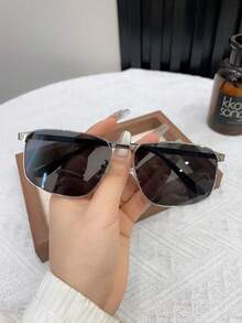 1 件男女通用多边形时尚个性化派对时尚眼镜，适合海滩、户外、摄影造型街头风格，适合搭配毛衣夹克运动衫连帽衫皮裤和工装裤 - 彩色 - 查看 11