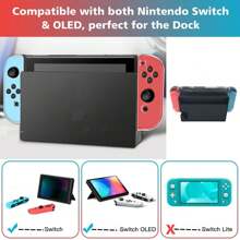 Switch Case & Accessories, 20 In 1 Switch & Oled Case Kit Including Screen Protector, Game Holder, Controller Case, OLED Cover, Protective Hard Carrying Bag For Extra Storage Or Travel