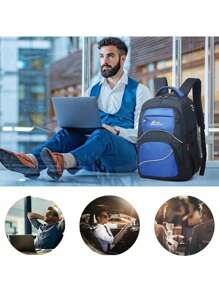 Travel Backpack Carry On Backpack Laptop Backpack High Capacity 22inch 17inch - 17in ĐEN-2 - Xem 11
