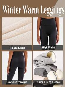 3D 刺绣厚羊毛保暖裤，附赠保暖地板袜，冬季