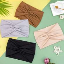 1 件女士运动头带，波西米亚风格头巾，复古扭曲头带，适合瑜伽跑步运动骑行旅行，多种颜色 - 彩色 - 查看 11