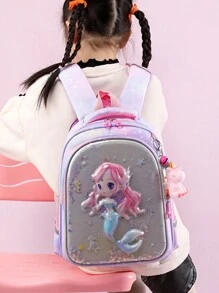 Cute Children's Backpack Cartoon Unicorn Shoulder Includes Pendant