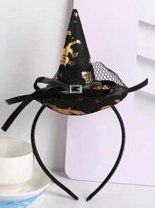 Diadema/Tocado con antenas de hormiga negra, estilo europeo y americano para Halloween, accesorio para disfraz, cinta para el cabello - Multicolor - Ver 3
