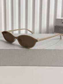 Occhiali da vista ovali vintage con montatura piccola, di moda per uomo e donna, di stile elegante e alla moda, adatti per l'uso quotidiano e anche per Ognissanti - Multicolore - Visualizzare 9