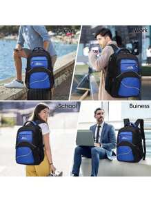 Travel Backpack Carry On Backpack Laptop Backpack High Capacity 22inch 17inch - 17in ĐEN-2 - Xem 5