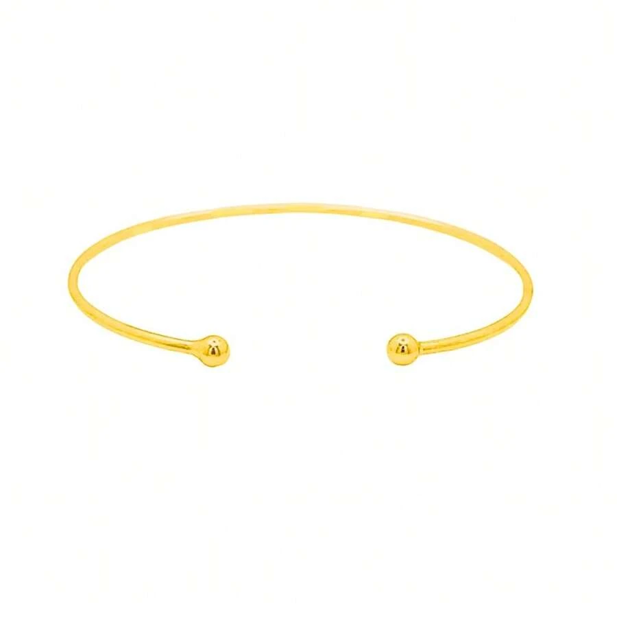 18k Gold Plated Single Strand Bracelet - Vàng - Xem 1