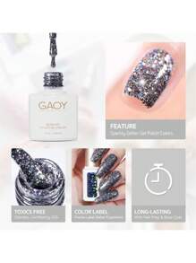 Gaoy 6 Pcs Gel Nail Polish Set - 3 - Baby Pink - View 4