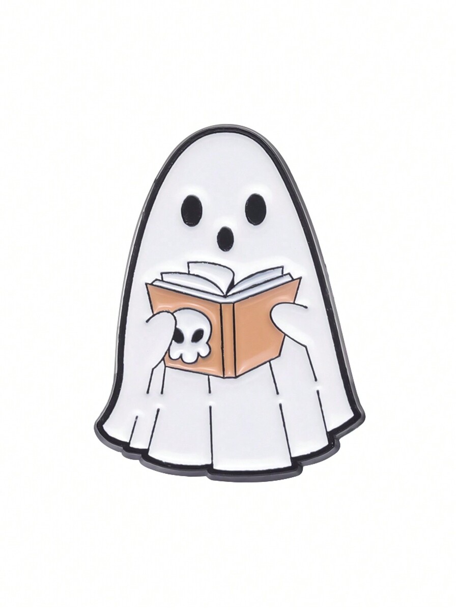 1pc Pumpkin Mushroom Ghost Brooch Design Sense Creative Medal Enamel