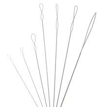 25 cái/hộp Kết cườm Kim , Gầy & Dài , Làm đồ trang sức Dụng cụ DIY - Bạc - Xem 10