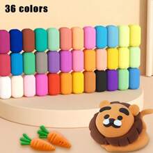 Random Lightweight Air-Drying Clay Toy Dough, Magic Modeling Clay Set - Best Gift For Boys And Girls, Sculpture Arts & Crafts - Multicolor - View 2