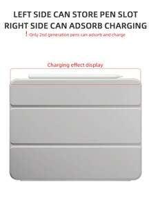 Bao da bảo vệ chống sốc đựng bút chì iPad, Vỏ mềm TPU đơn giản/thường ngày/Bán chạy nhất Bao da máy tính bảng lật iPad, Tương thích với iPad Mini 4/5/6/9.7/10.2/10.5/10.9/10th Gen/11 inch/12.9 inch/Air 11 inch (M2)-2024/Air 13 inch (M2)-2024/Pro 13 inch (M4)-2024/Pro 11 inch (M4)-2024 Các mẫu Apple - xám - Xem 10