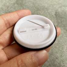 44mm 1.7inch Pins Broach DIY Buttons Snap-In Craft - Black - View 5