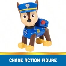 Spin Master Chase 的巡逻车，带收藏版可动人偶的玩具车，适合 3 岁及以上男孩和女孩的可持续发展儿童玩具