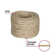 Piola de Sisal de 6 mm x 15 m natural - Camel - Ver 3