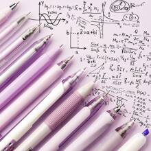 12Pack Pastel Gel Ink Pen Set, 11 Pack Black Ink Pens With 1Pack Highlighter For Writing, Retractable 0.5mm Fine Point Cute Note Taking Pens For School Office