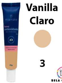 BASE ANTIOXIDANTE COBERTURA MEDIA MULTIFUNCIONAL EFEITO MATTE - MIA MAKE - 3 - Visão 2