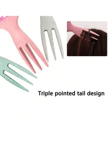 Lược tạo kiểu tóc xoăn Define Curl, Lược xoăn rỗng Home Hollow, Lược massage, Lược tóc xoăn rơm lúa mì, Thiết kế đuôi ba nhọn, Tạo kiểu dễ dàng cho tóc gợn sóng & tóc xoăn bồng bềnh Lược đệm khí bằng nylon dành cho phụ nữ, Có tay cầm bằng nhựa ABS, Dụng cụ chăm sóc tóc lý tưởng để tạo kiểu tóc đẹp hơn - Nhiều màu - Xem 5
