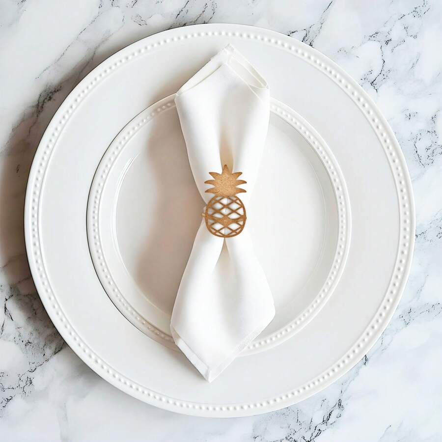 Various Models Of 15 Units Of Decorative Ring Napkin Holders - 鳳梨 - 查看 1